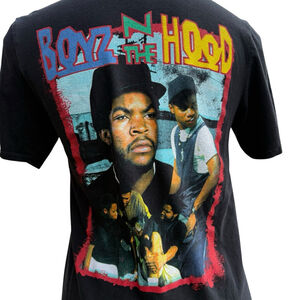 Boyz N the Hood Graphic T-Shirt Black Small Ice Cube Movie Tee